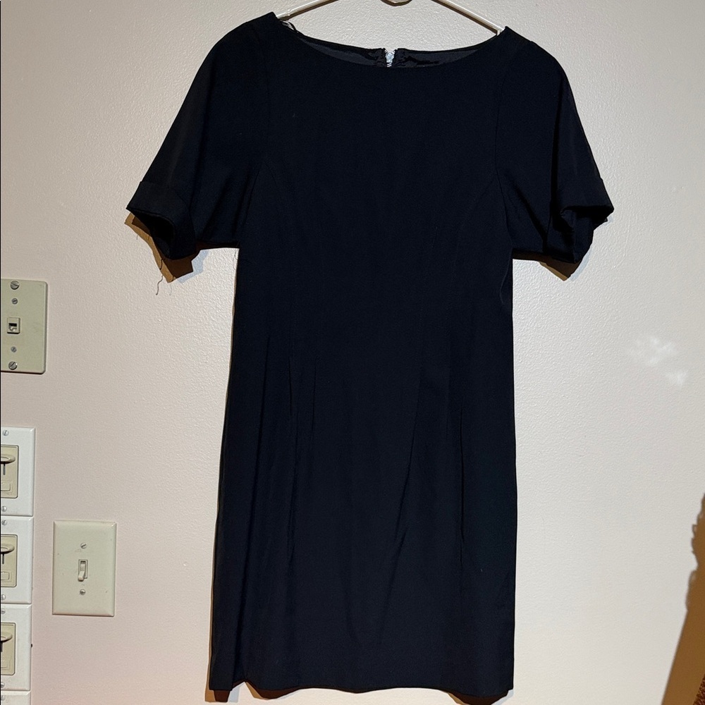 Theory boatneck Black Short Sleeve Dress